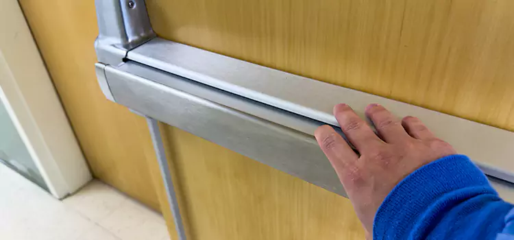 Installing a Push Bar on a Door Carlisle